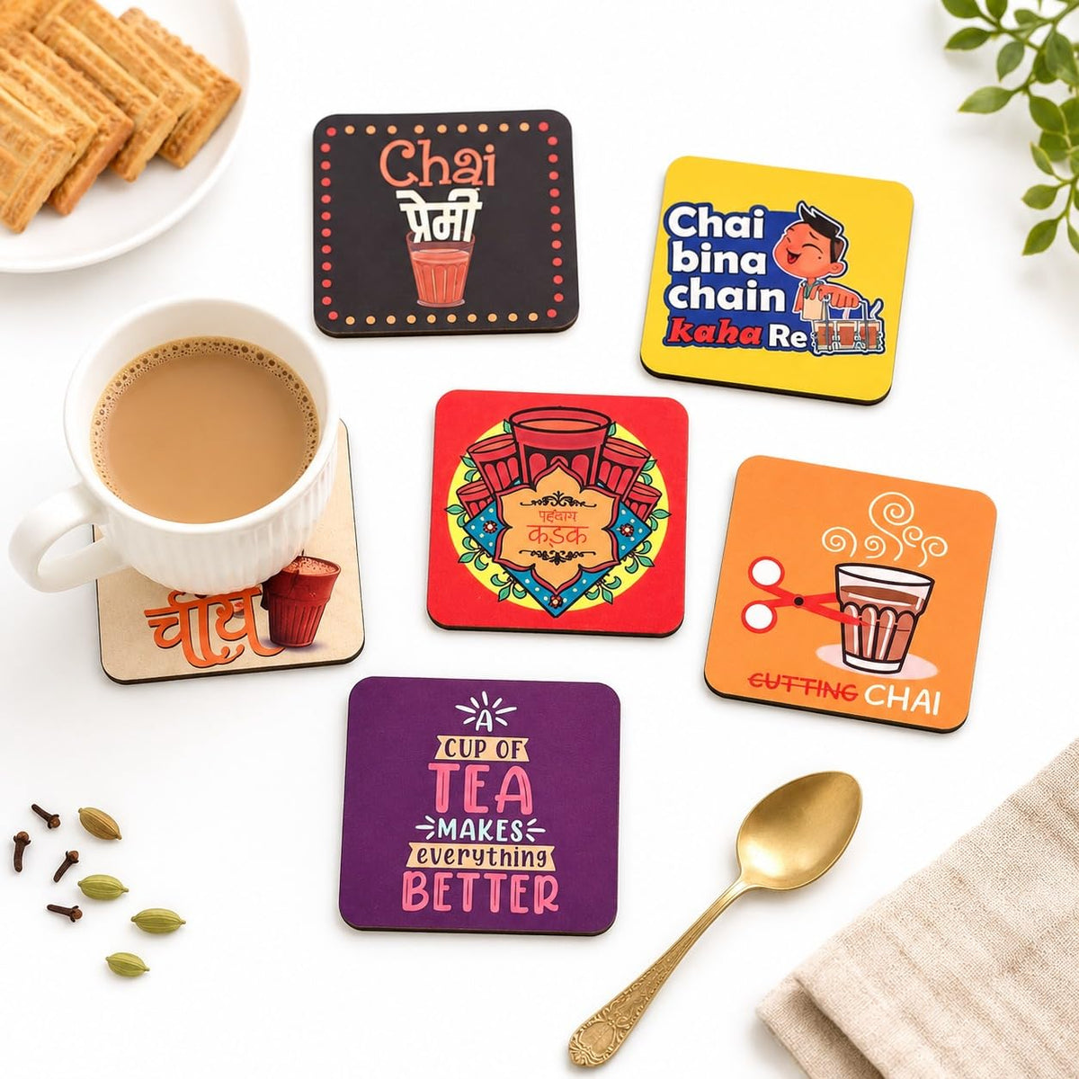 Modern Tea Coaster Set