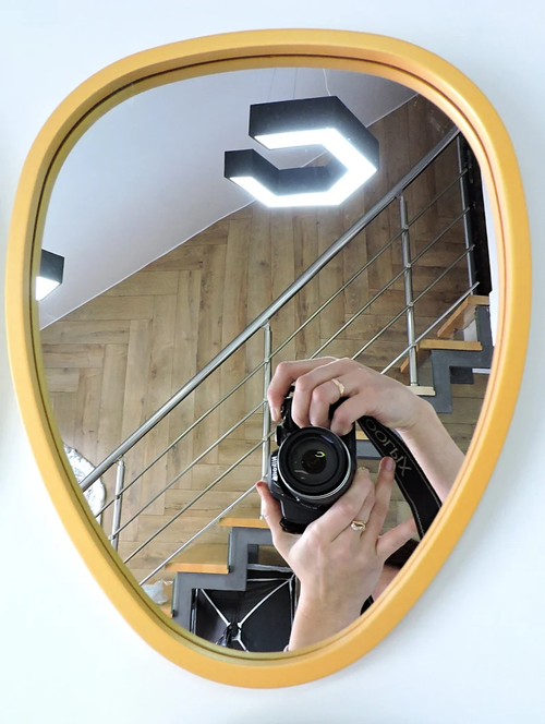 Abstract Gold Mirror Set | Living Room & Bedroom Wall Decor
