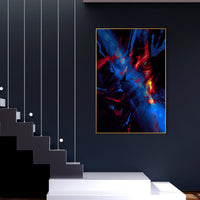 Abstract Pattern Floating Canvas Wall Painting