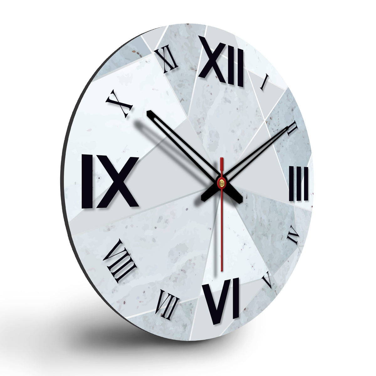 Abstract Pattern Wooden Wall Clock