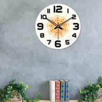 Attractive Pattern Wooden Wall Clock
