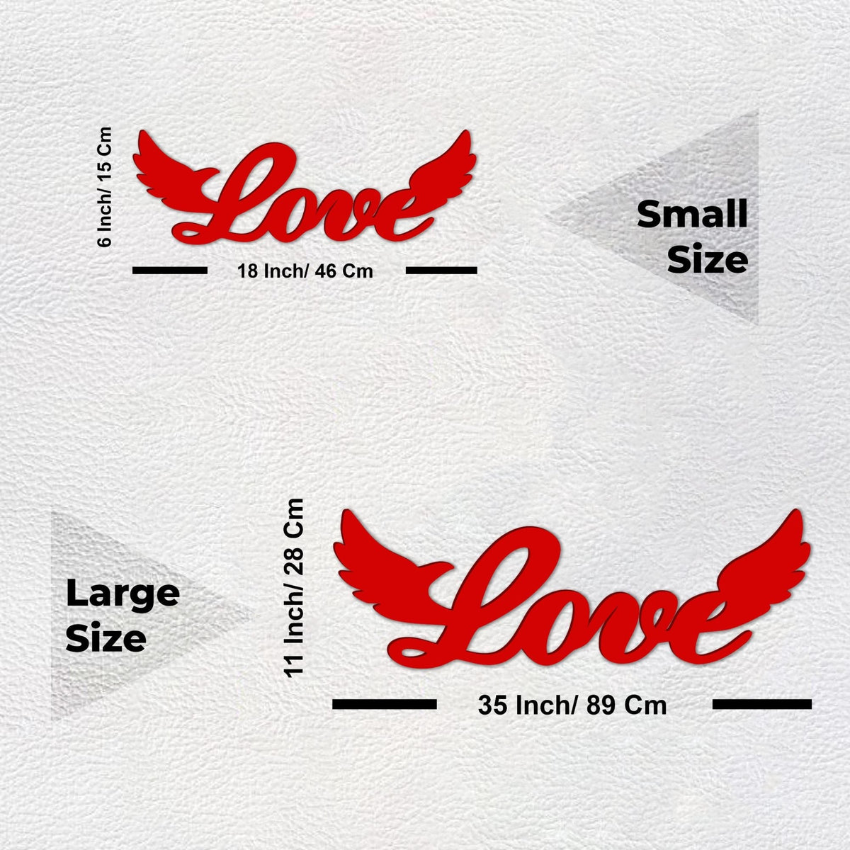 Beautiful Love Text Premium Quality Wooden Wall Hanging