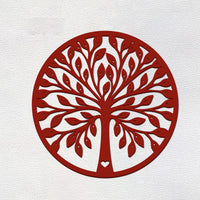 Beautiful Tree Design in Circle Premium Quality Wooden Wall Hanging