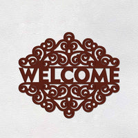 Beautiful Welcome Text Design Premium Quality Wooden Wall Hanging