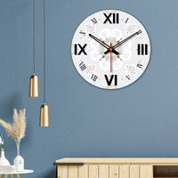 Decorative Pattern Wooden Wall Clock