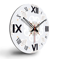 Decorative Pattern Wooden Wall Clock