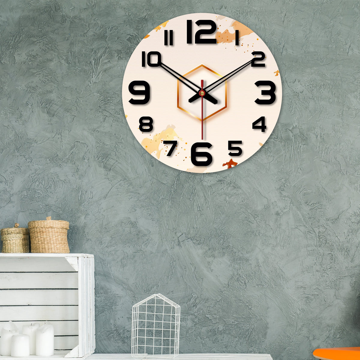 Elegant Design Wooden Wall Clock