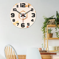 Elegant Design Wooden Wall Clock
