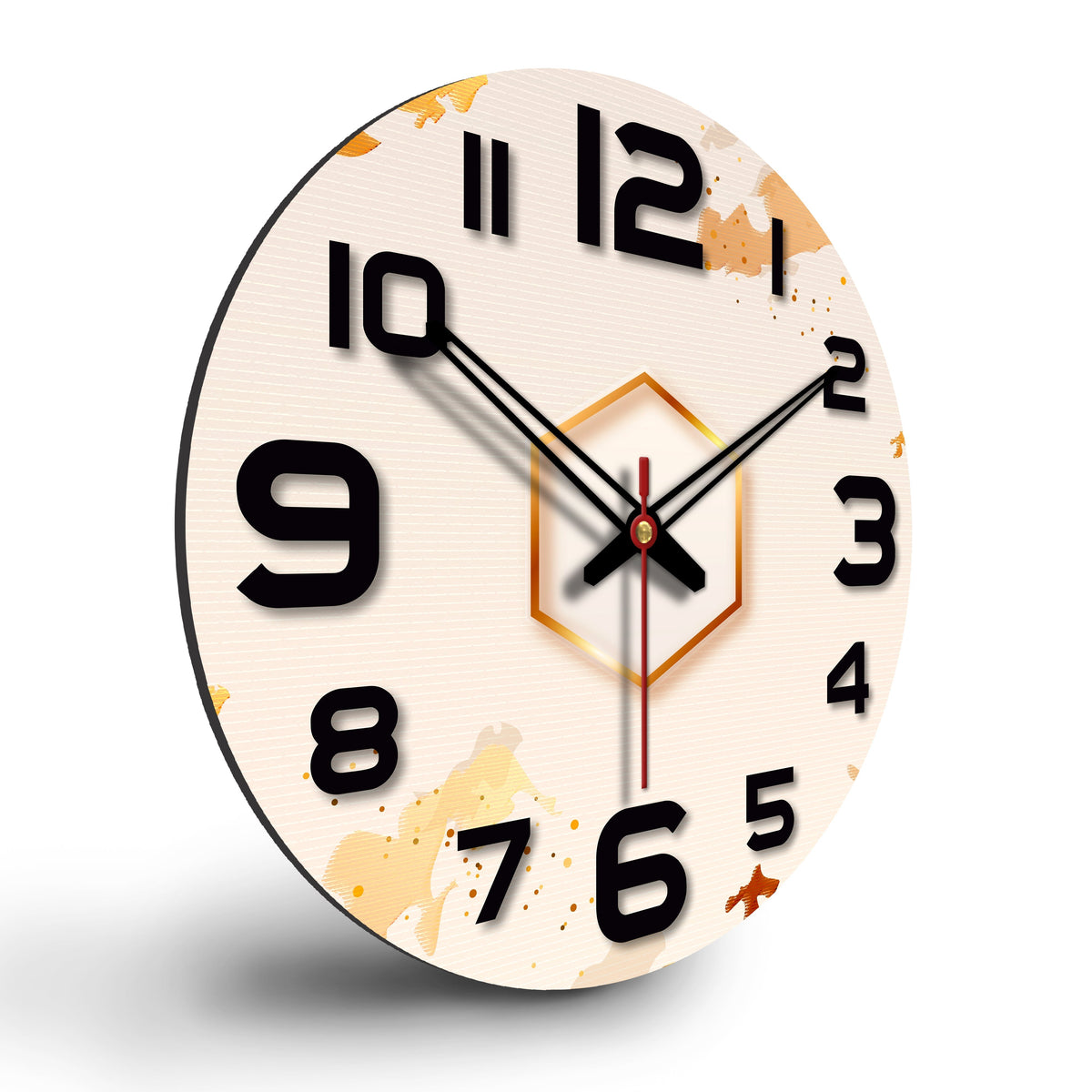 Elegant Design Wooden Wall Clock