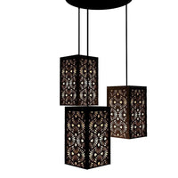 Floral Pattern Wooden Modern Lamp Hanging Ceiling Light For Home Decoration, Living Room