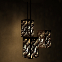 Hanging Ceiling Light Wooden Modern Lamp For Home Decoration, Living Room