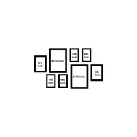 High Quality Photo Frame Wall Hanging Set of Eight