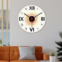 Mandala Pattern Design Wooden Wall Clock