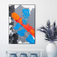 Modern Abstract Art Floating Canvas Wall Painting