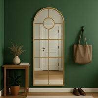 Modern Arched Window Wall Mirrorr | Large Frame Mirror (3 piece)