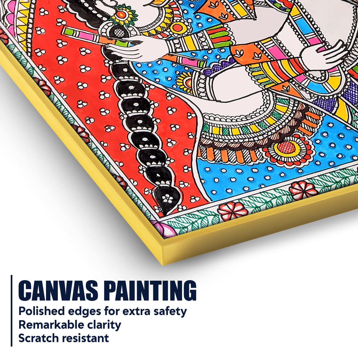 Devotion Radha Krishna Canvas Painting