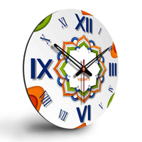 Patriotic Design Wooden Wall Clock