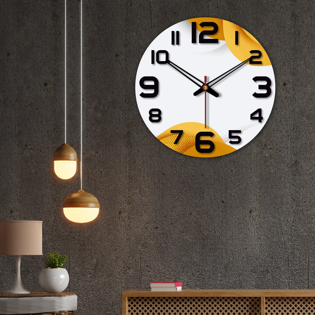 Premium Quality Wooden Wall Clock For Hall