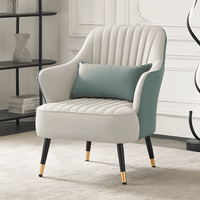 Modern Accent Lounge Chair with Cushion for Living Room