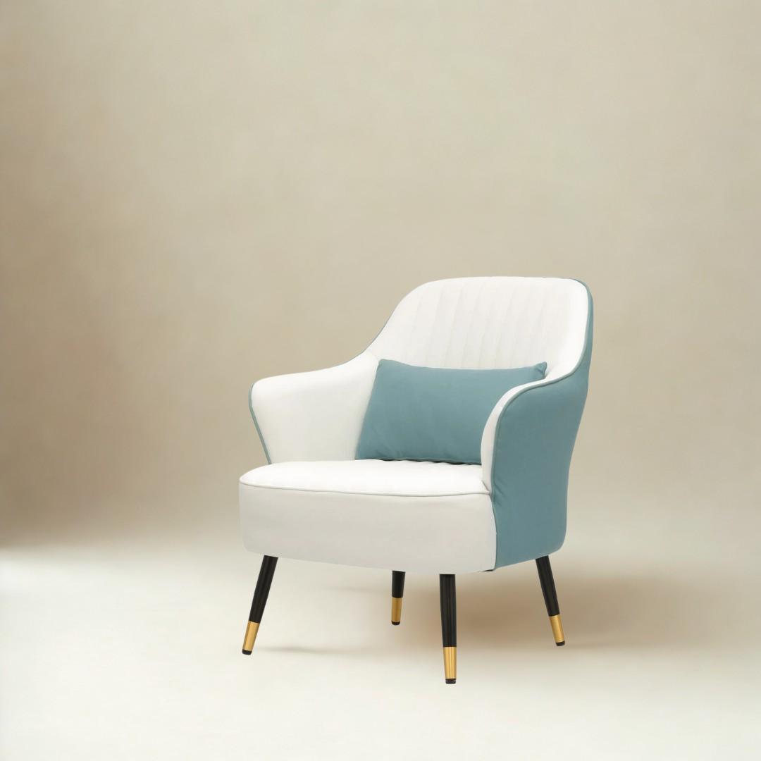 Modern Accent Lounge Chair with Cushion for Living Room