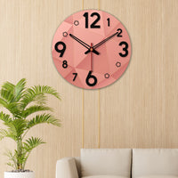 Three D Abstract Shapes Wooden Wall Clock