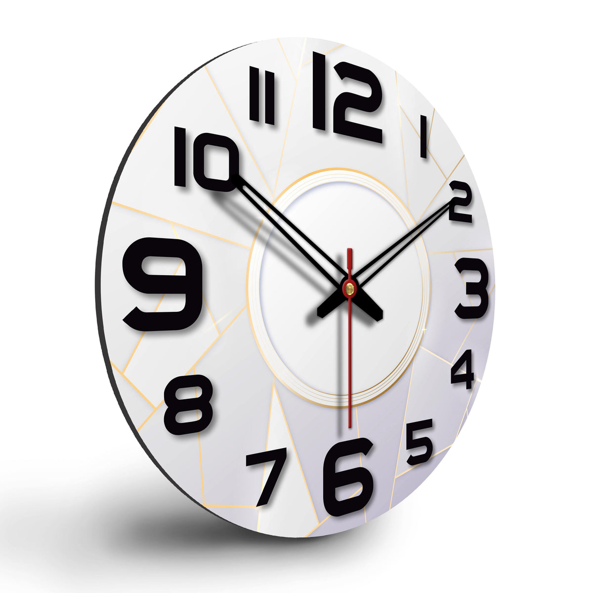 Unique Design Wooden Wall Clock For Living Room