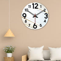 Unique Patterns Wooden Wall Clock For Living Room