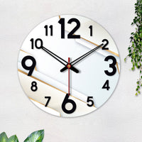 Unique Patterns Wooden Wall Clock For Living Room