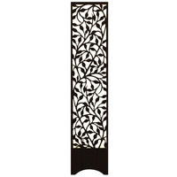 Beautiful Wooden Floor Lamp With Flower Pattern Design For Living Room, Bedroom