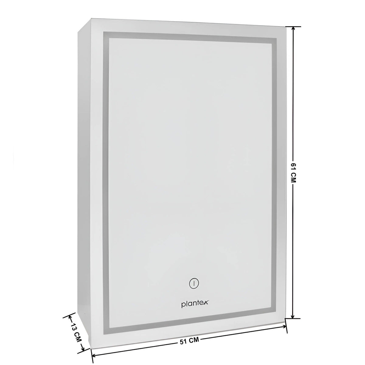 Modern LED Bathroom Mirror with Touch Sensor & Backlit Design
