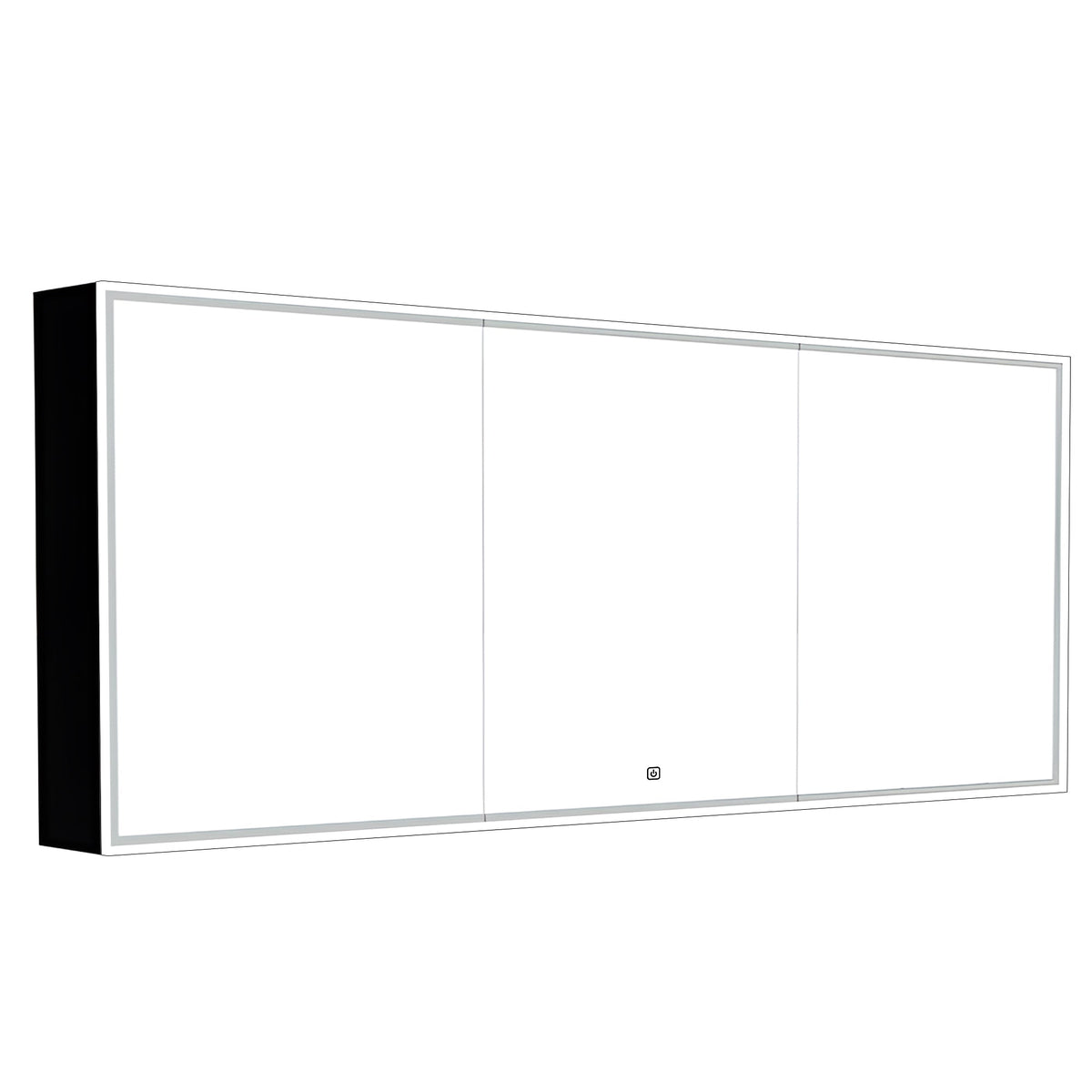 Premium Double Sink Bathroom Mirror with Edge LED Lighting