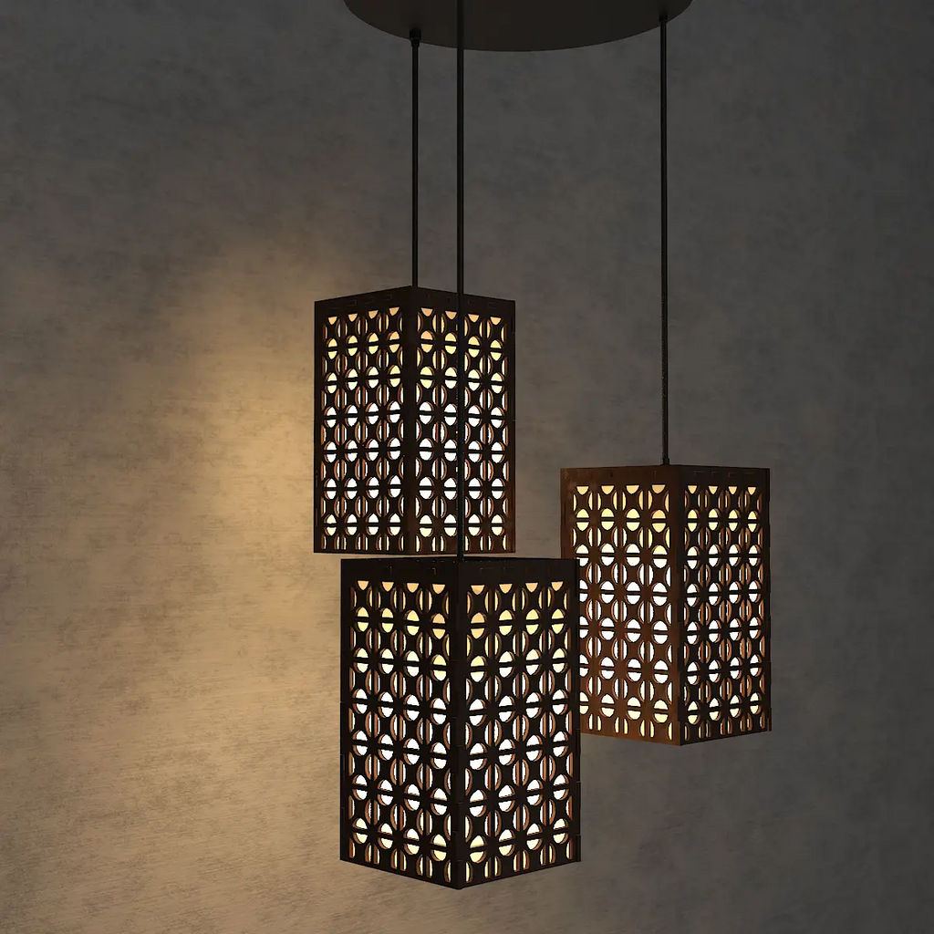 Wooden Modern Lamp Hanging Ceiling Light For Home Decoration, Living Room