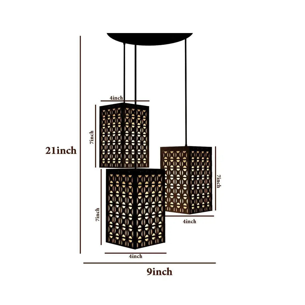 Wooden Modern Lamp Hanging Ceiling Light For Home Decoration, Living Room