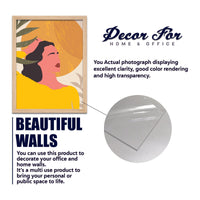 A Beautiful Girl Art Wall Frame Set of Four