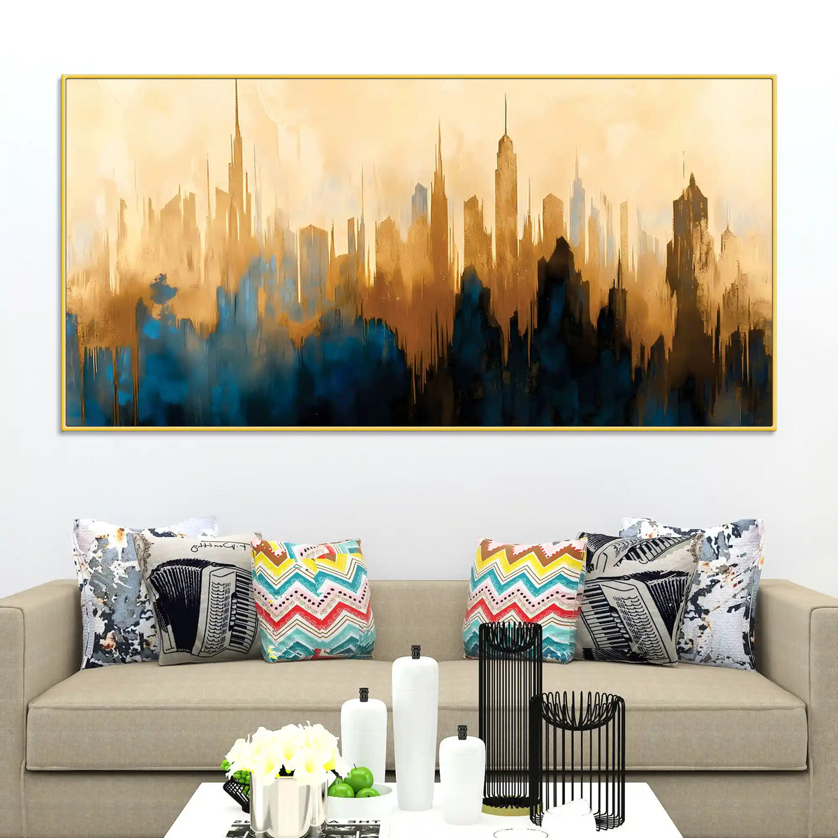 Abstract Canvas Painting Modern Wall Art for Living Room Decor