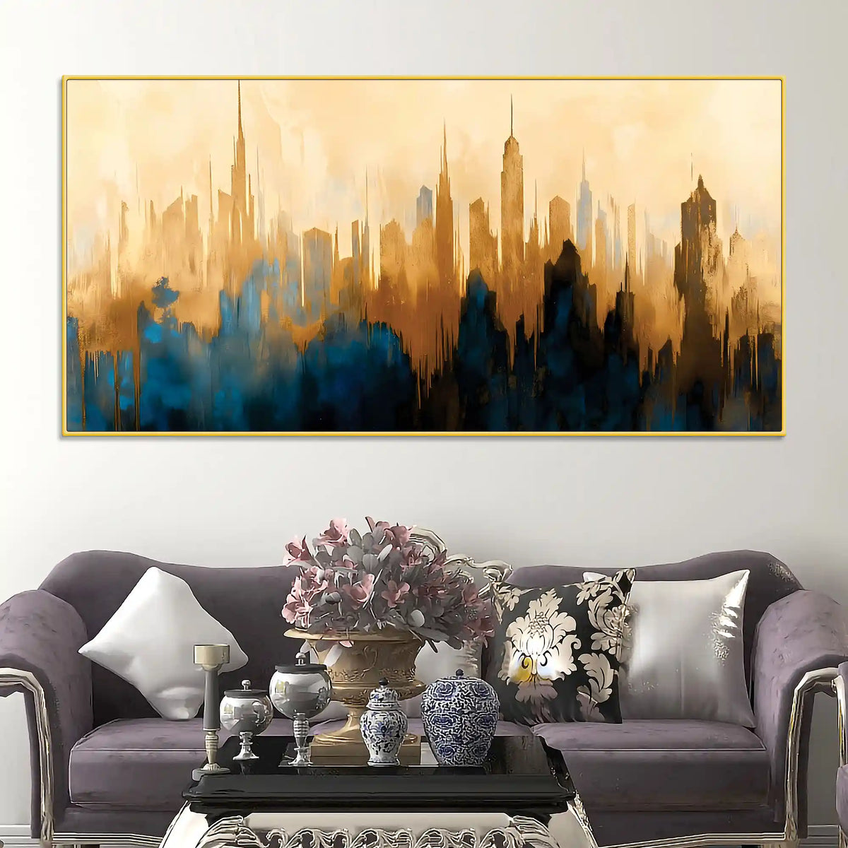 Abstract Canvas Painting Modern Wall Art for Living Room Decor