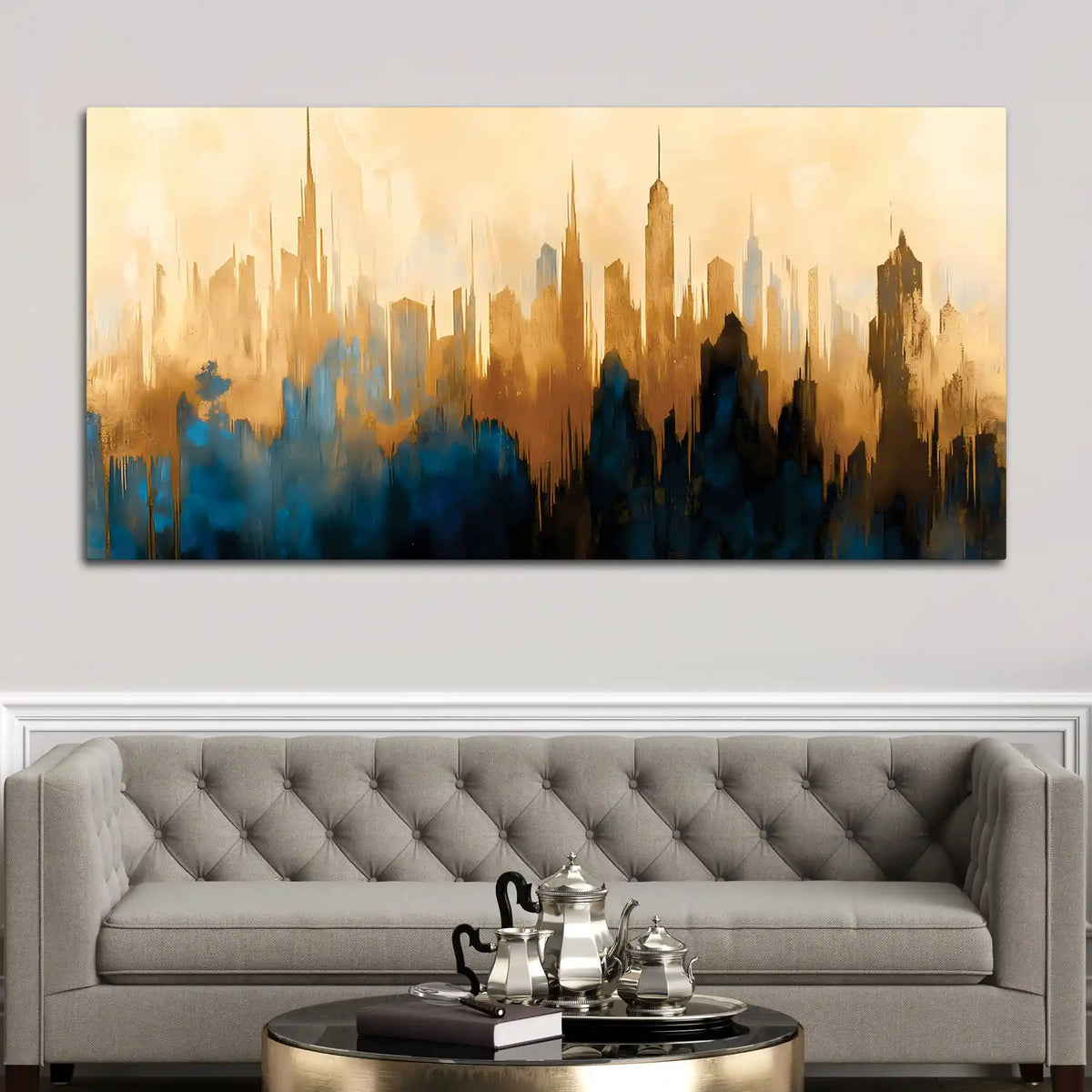 Abstract Canvas Painting Modern Wall Art for Living Room Decor
