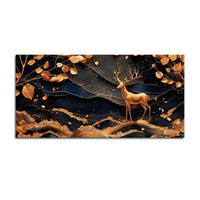 Abstract Canvas Wall Art Deer Painting