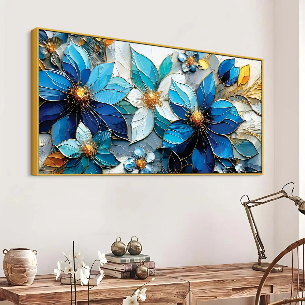 Abstract Floral Abstract Canvas Painting for Home Décor