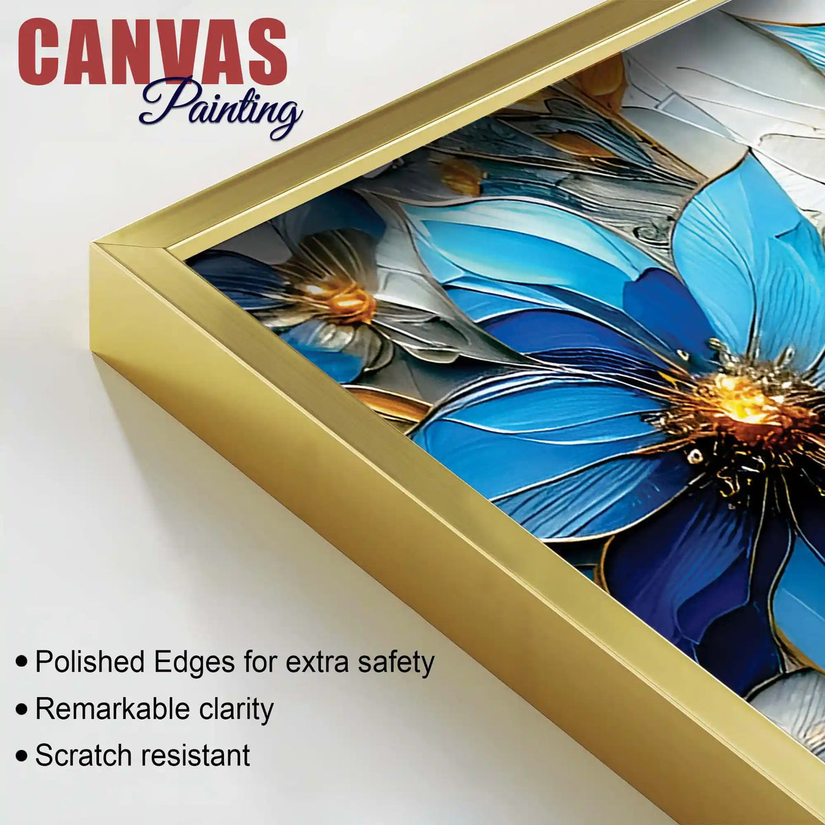 Abstract Floral Abstract Canvas Painting for Home Décor