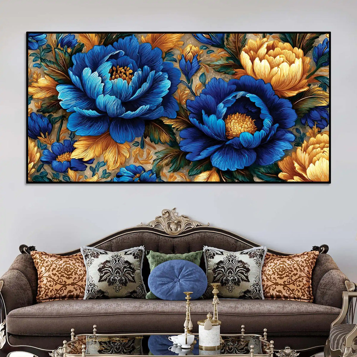 Abstract Floral Canvas Wall Art Painting for Home Styling
