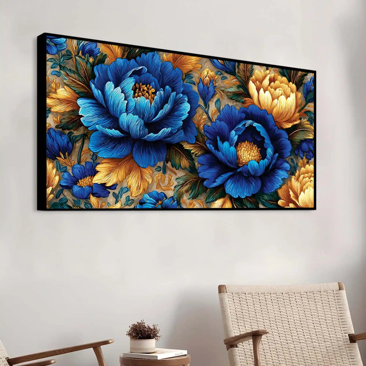 Abstract Floral Canvas Wall Art Painting for Home Styling