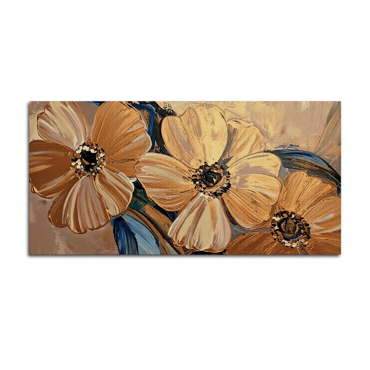 Abstract Floral Canvas Wall Painting for Living Room Décor