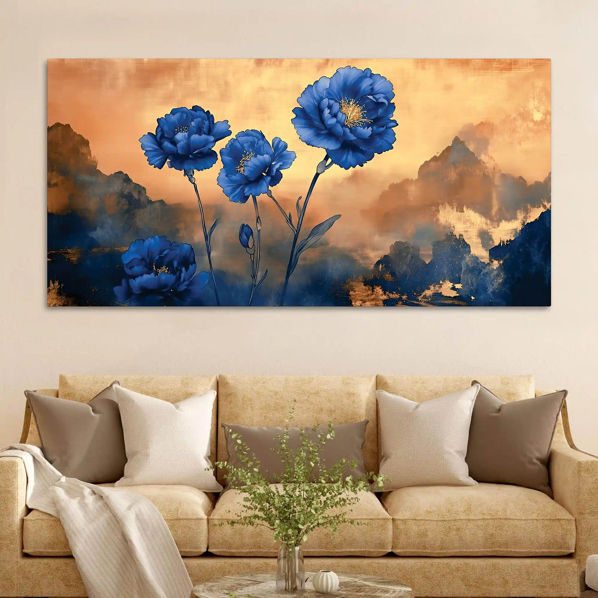 Abstract Floral Wall Art Canvas Painting