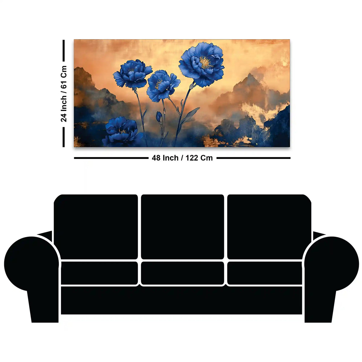 Abstract Floral Wall Art Canvas Painting