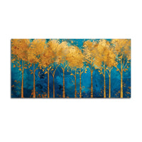 Abstract Forest Canvas Wall Art Nature Painting