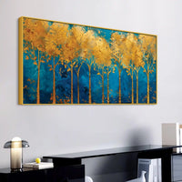 Abstract Forest Canvas Wall Art Nature Painting