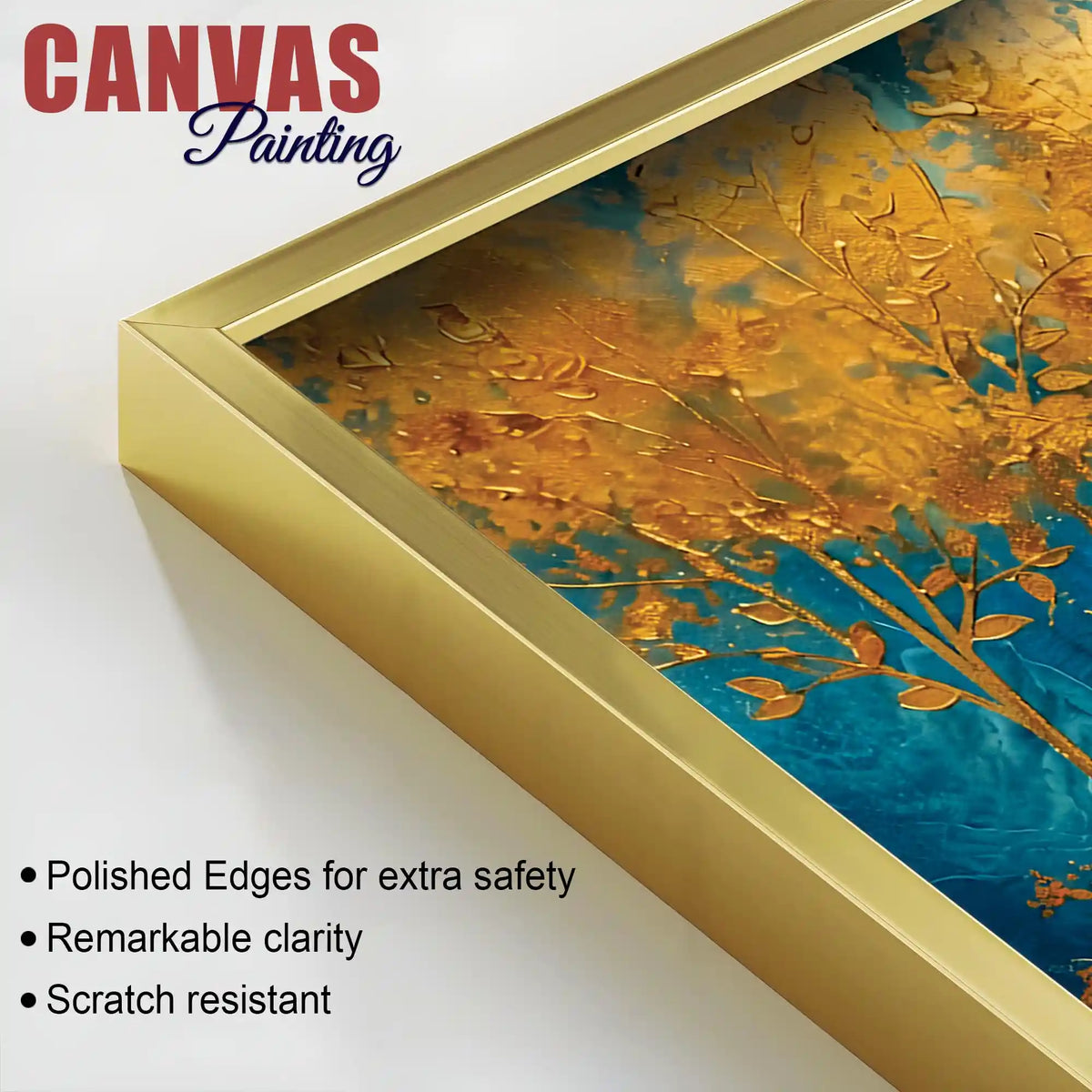 Abstract Forest Canvas Wall Art Nature Painting