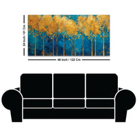Abstract Forest Canvas Wall Art Nature Painting