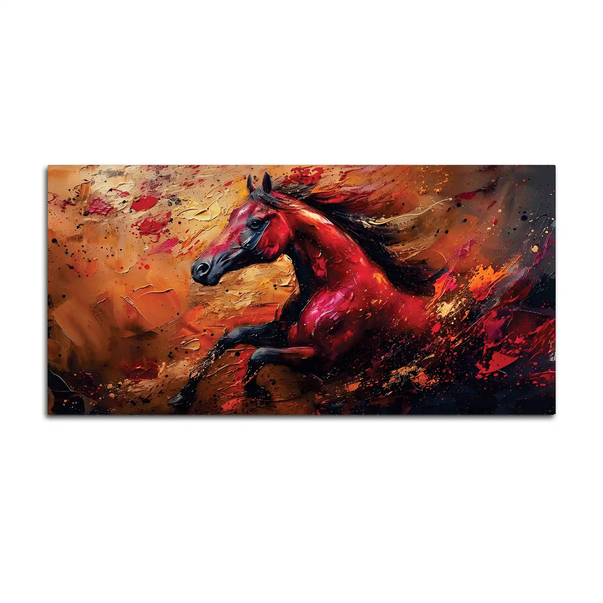 Abstract Home Décor Horse Canvas Wall Painting